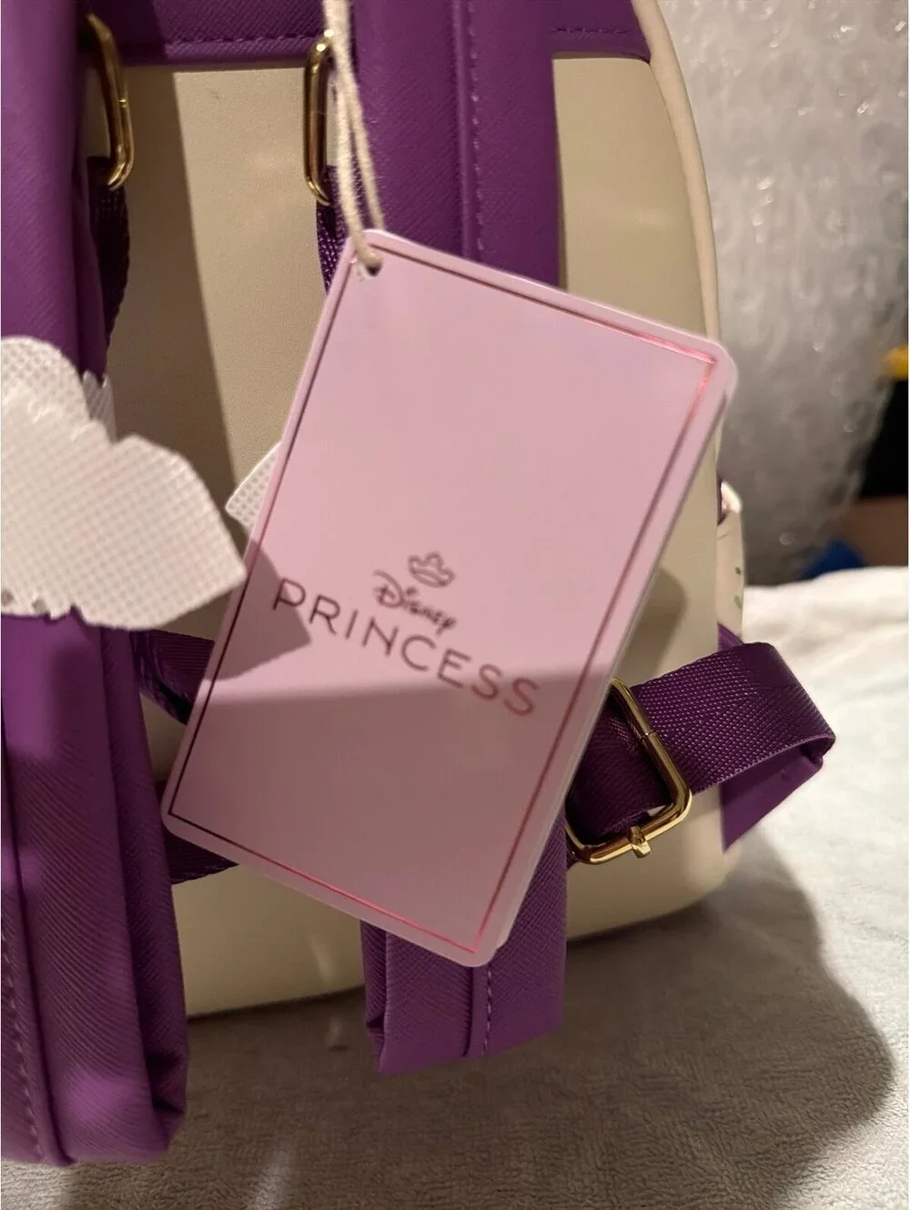 Loungefly Disney Tangled Rapunzel & Pascal Dress Mini Backpack NWT